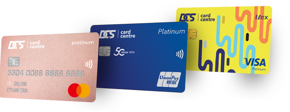 DCS Ultimate Platinum Mastercard, DCS Ultimate Platinum UnionPay Card and DCS Flex Visa Platinum Card