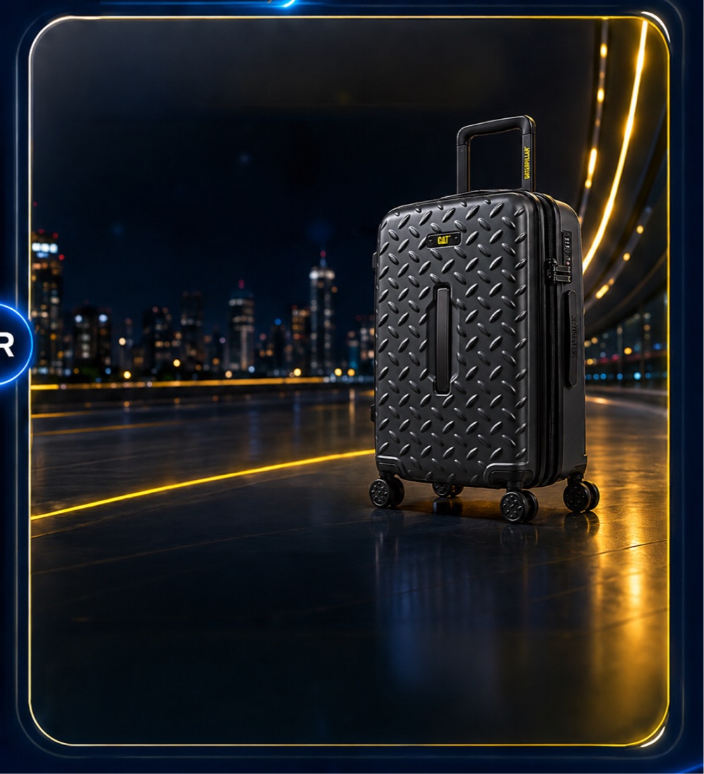 24-inch Caterpillar Industrial Plate Trunk Luggage