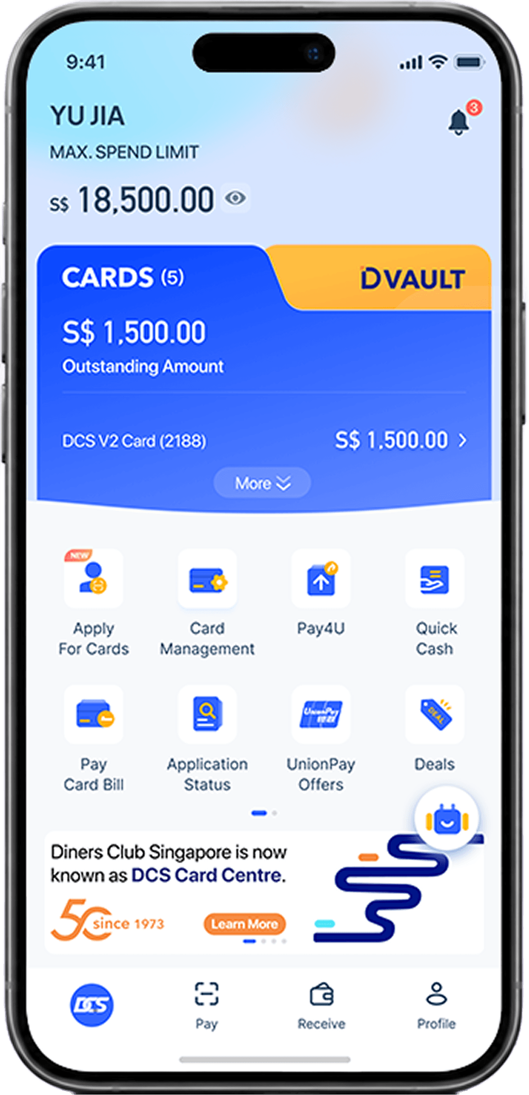 DCS Cards App